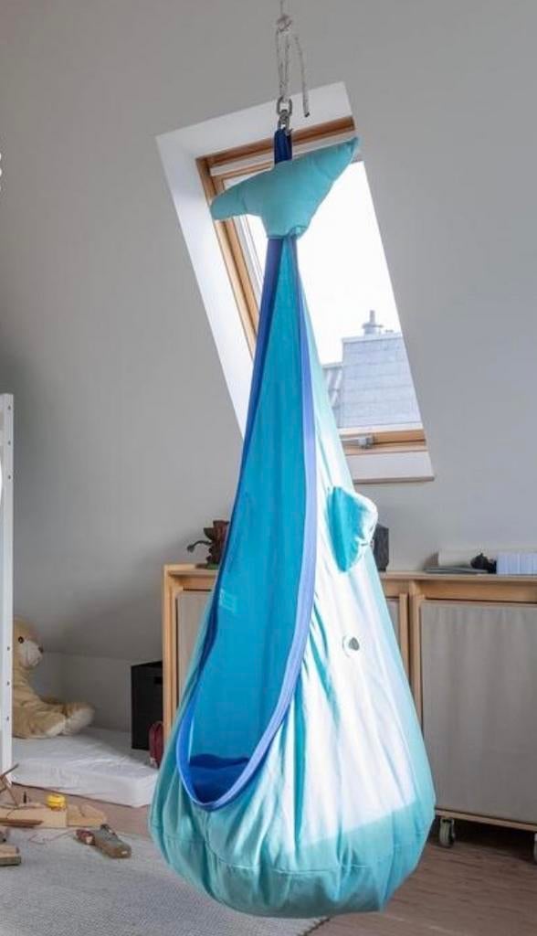 Hang zitzak voor Kinderen - Willo de Walvis, Ophalen of Verzenden, Gebruikt, Blauw