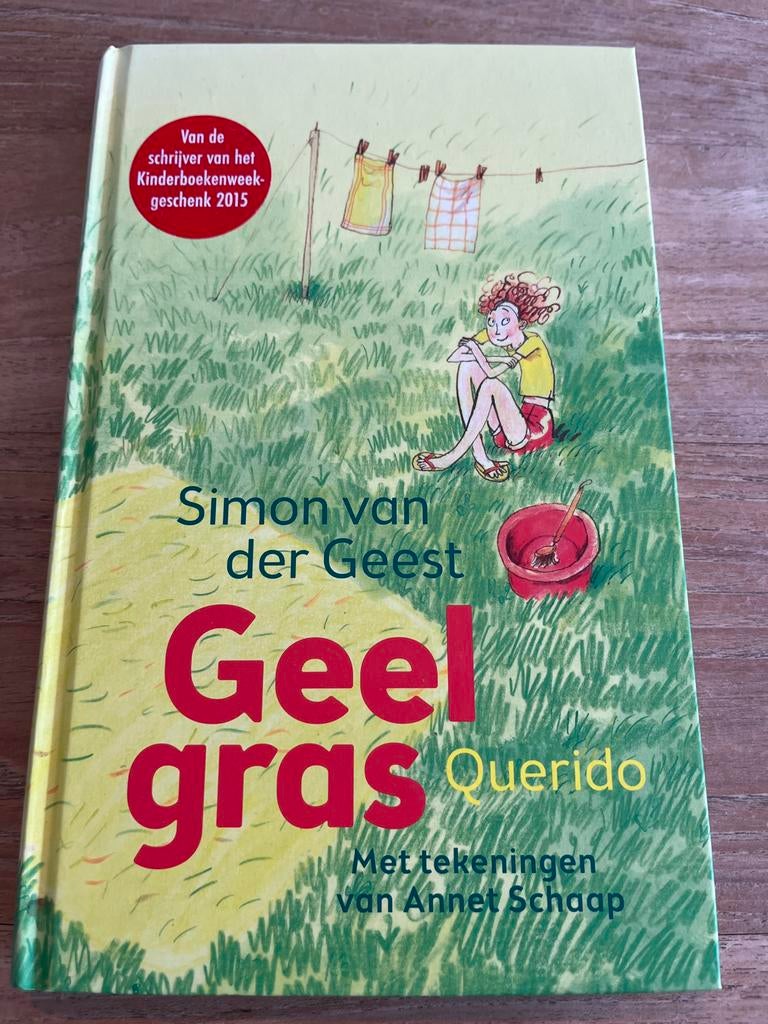 Geel gras - Simon van der Geest (Kinderboek), Ophalen of Verzenden, Zo goed als nieuw, Fictie algemeen
