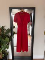 Reformation Alexea jurk in cherry red, Maat 38/40 (M), Verzenden, Zo goed als nieuw, Rood