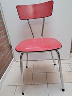 Formica stoelen, Huis en Inrichting, Stoelen, Ophalen of Verzenden, Gebruikt, Rood, Drie
