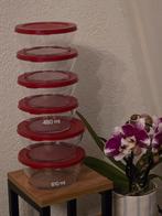 Tupperware clear set met rode deksels, Ophalen of Verzenden, Nieuw, Bak of Kom