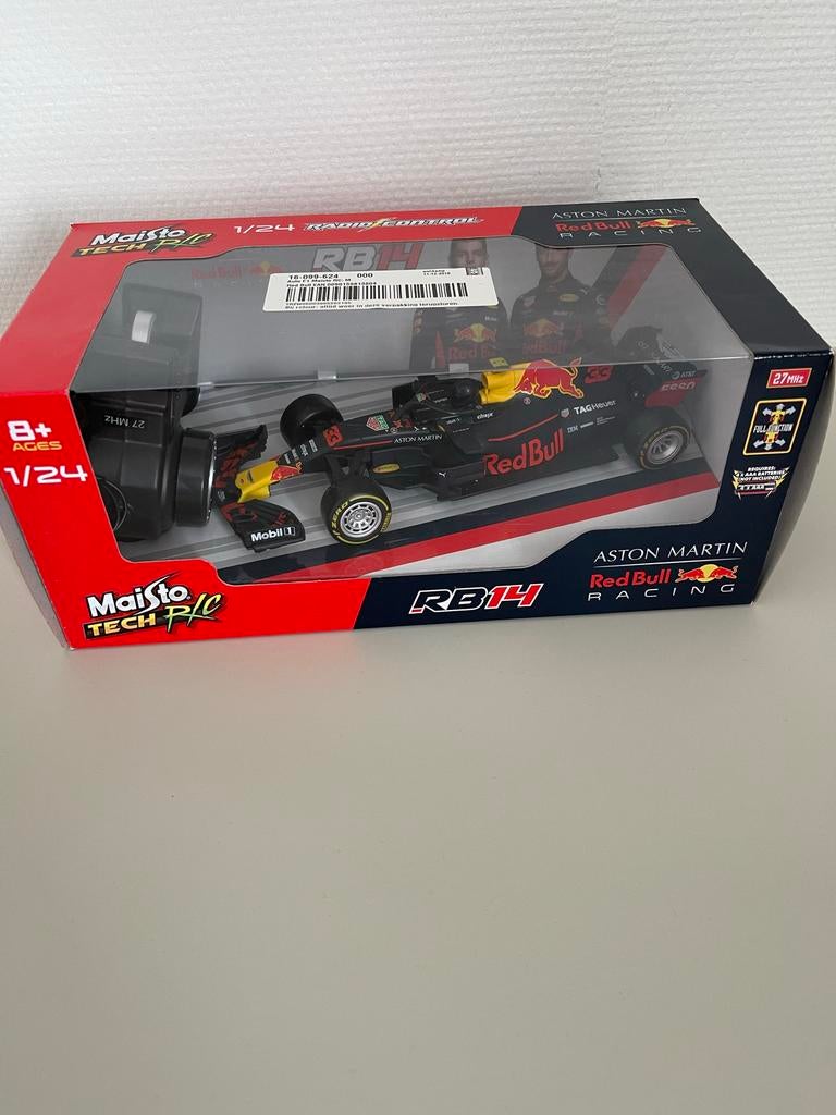 Max Verstappen Red Bull Racing  1:24 afstandsbediening, Elektro, Nieuw, Ophalen of Verzenden, Auto onroad