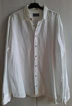 Herenblouse, Ophalen of Verzenden, Zo goed als nieuw, Wit, Overige halswijdtes