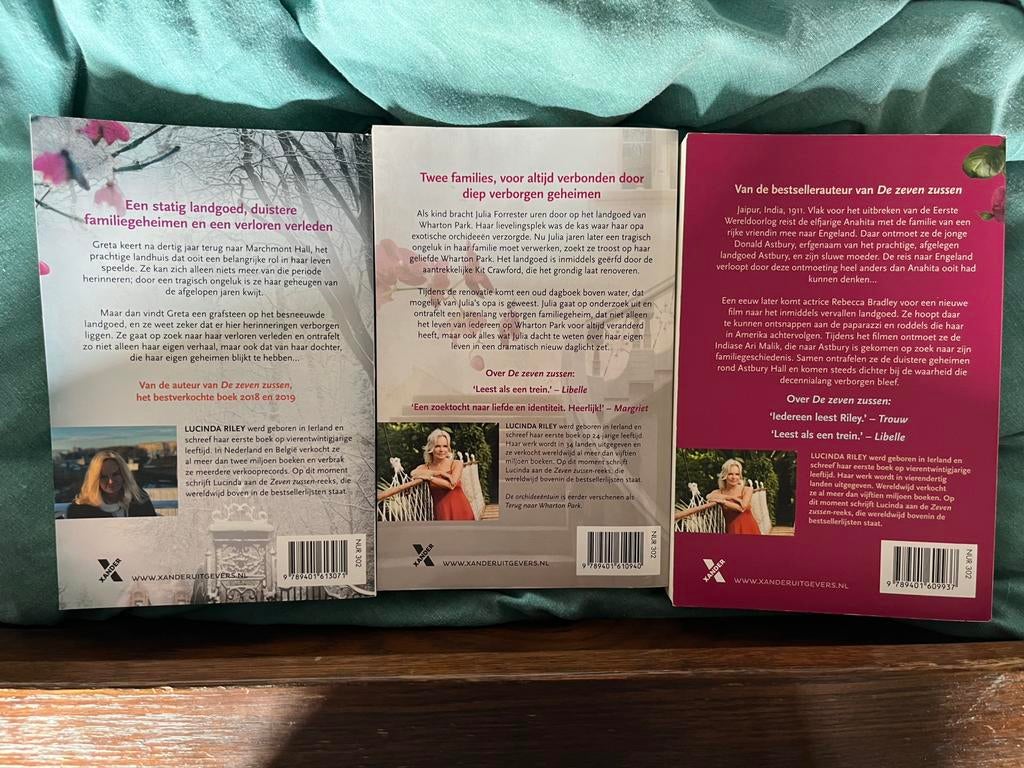 3 romans van Lucinda Riley, Ophalen of Verzenden, Zo goed als nieuw