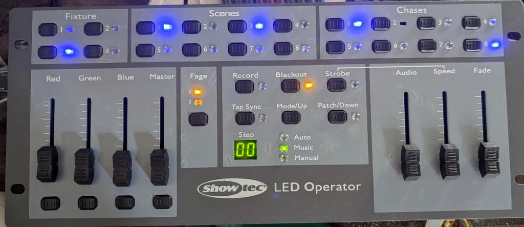 Showtec LED Operator DMX Controller, Muziek en Instrumenten, Licht en Laser, Ophalen of Verzenden, Gebruikt, Licht, Geluidgestuurd