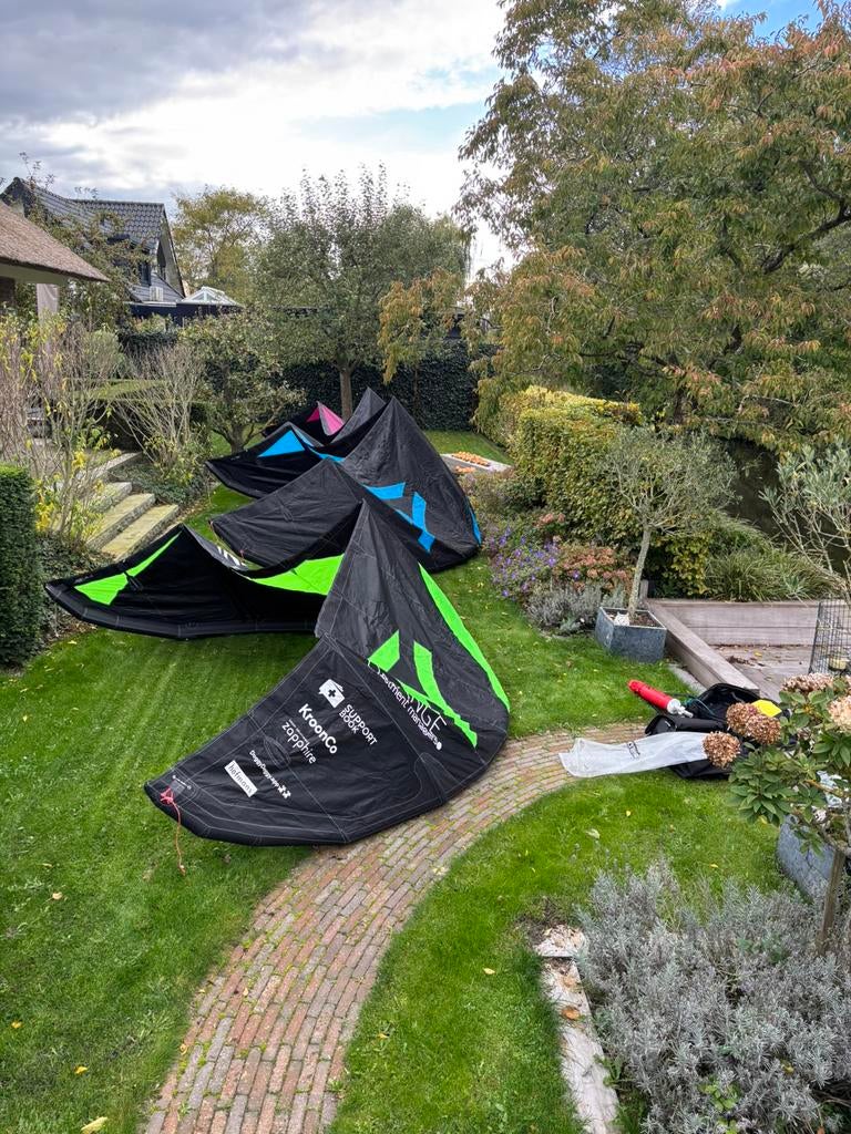 Harlem 8m kite, Watersport en Boten, Kitesurfen, Geen board, Ophalen of Verzenden, Zo goed als nieuw