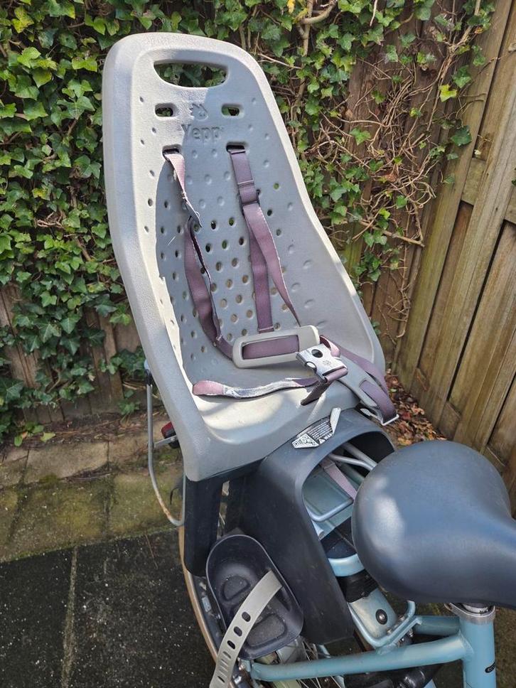 Yepp Achterzitje Fiets - Grijs, Fietsen en Brommers, Fietsaccessoires | Fietsstoeltjes, Ophalen