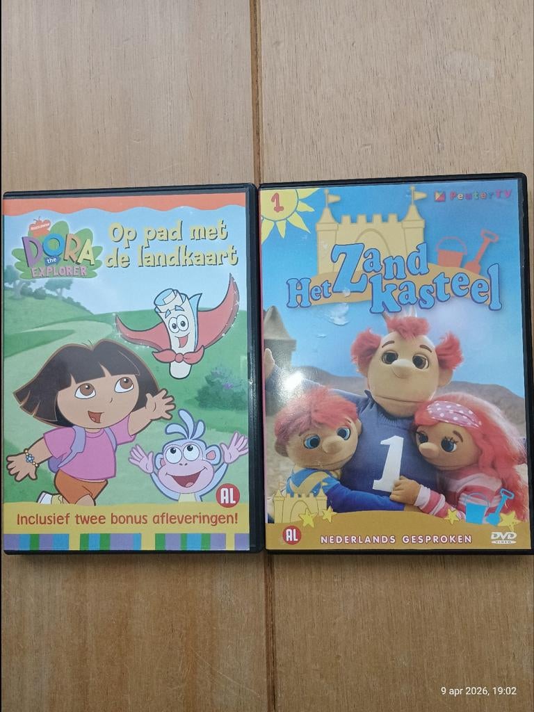 Dora op pad met de landkaart - Het Zandkasteel DVD, Cd's en Dvd's, Alle leeftijden, Ophalen of Verzenden, Gebruikt