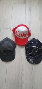 Set van 3 Hoeden/Petten: Coke, Batman en Marmerprint, Kleding | Heren, Hoeden en Petten, Ophalen of Verzenden, Gedragen, One size fits all