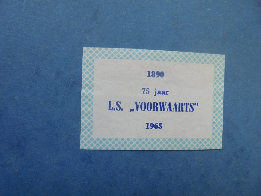 Oud lucifermerk L.S. Voorwaarts 1890 - 1965, Ophalen of Verzenden, Zo goed als nieuw, Sigarenbandjes