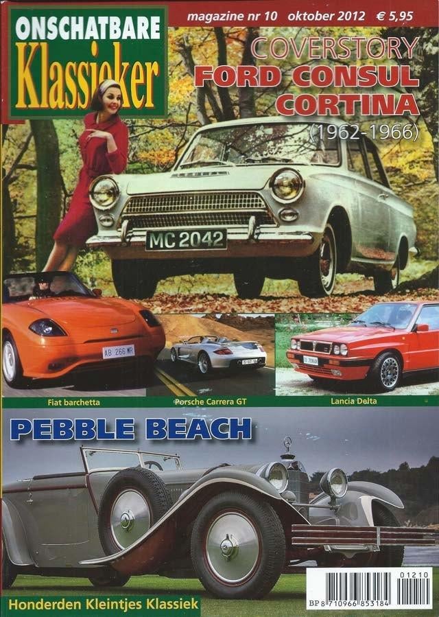 OK 10 2012 : Ford Consul Cortina - Fiat Barchetta - Peugeot, Ophalen of Verzenden, Gelezen, Algemeen