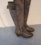 Hoge leren laars., Hoge laarzen, Zwart, Ophalen of Verzenden, Zo goed als nieuw