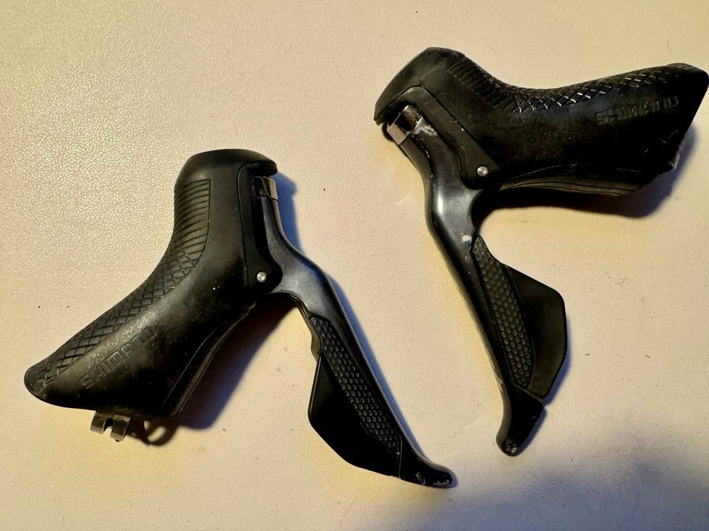 Shimano R8050 Di2 shifters, Gebruikt, Overige typen, Kunststof, Ophalen of Verzenden
