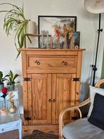 Oud-Friese linnenkast, Huis en Inrichting, Kasten | Kledingkasten, Ophalen, Minder dan 50 cm, Met deur(en), 100 tot 150 cm