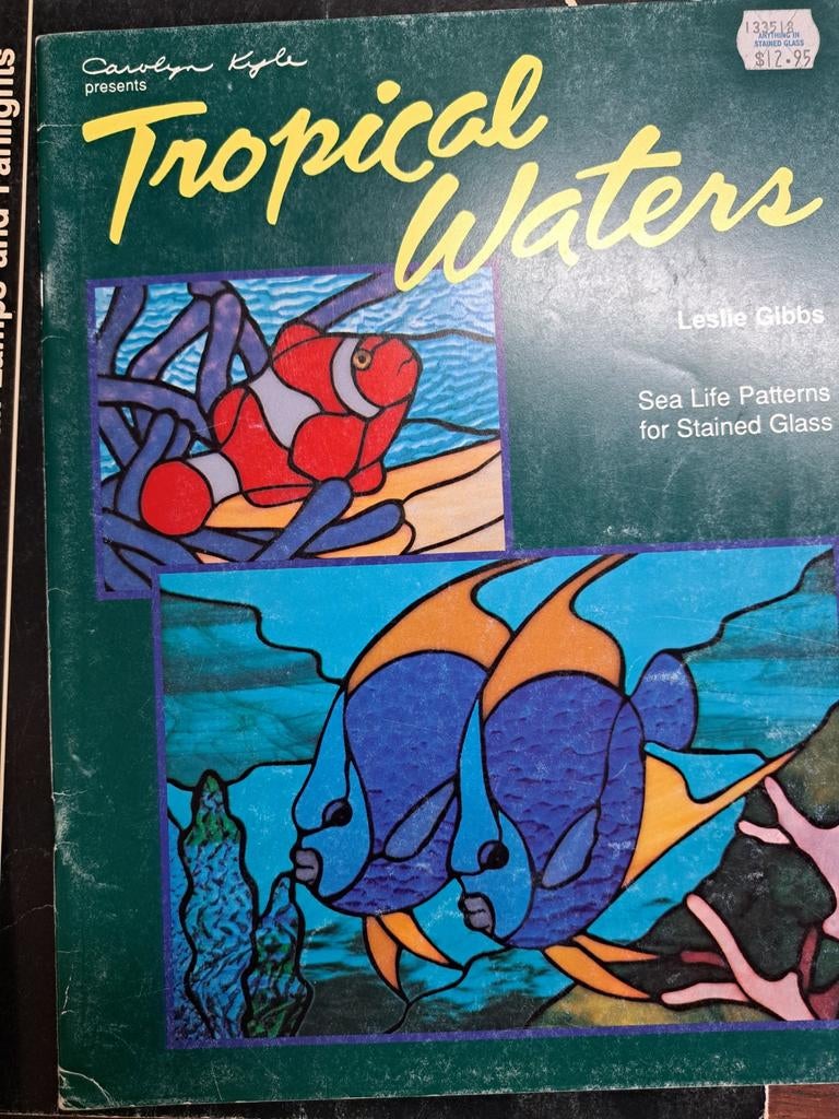 Tiffany glas in lood patronenboek: Tropical Waters, Ophalen of Verzenden