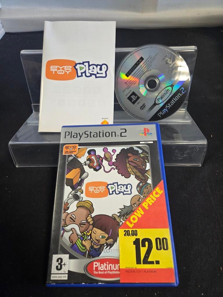 EyeToy Play PlayStation 2 (PS2) - Platinum Editie, Gebruikt, Sony Interactive Entertainment Europe Ltd, 10 Great Marlborough Street, London, W1F 7LP, UK