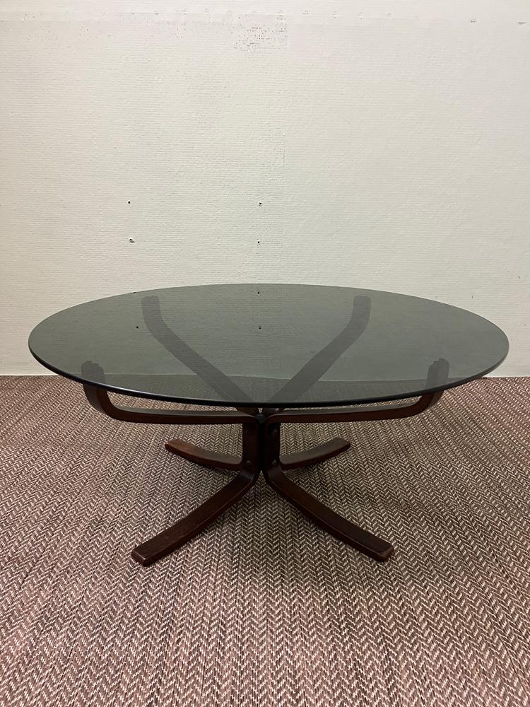 Design Salontafel van Vatne Mobler - 1970, Niet ingevuld, Gebruikt, 50 tot 100 cm, Glas