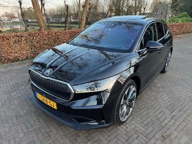 Skoda Enyaq iV 80 First Edition High SOH 92%/Warmtepomp/Trek, Auto's, Skoda, Bedrijf, Te koop, Enyaq, 360° camera, ABS, Achteruitrijcamera