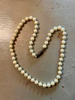 Vintage parels ketting collier parelketting costume jewelry, Ophalen of Verzenden, Overige materialen, Ketting