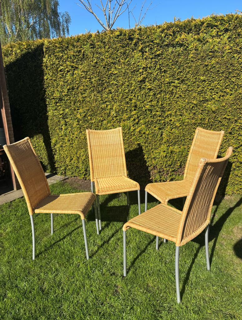 Eetkamerstoelen, Ophalen, Gebruikt, Overige kleuren, Riet of Rotan