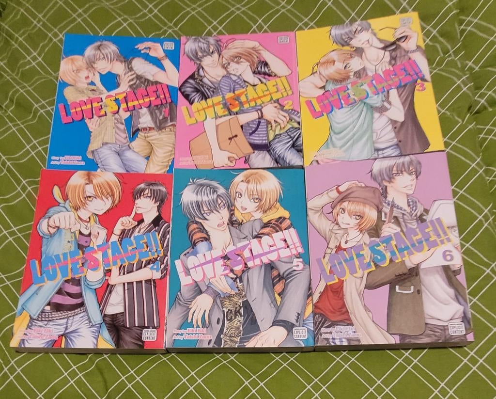 Manga's Love stage!! vol. 1 tm 6 yaoi, Boeken, Meerdere comics, Ophalen of Verzenden, Zo goed als nieuw, Japan (Manga)