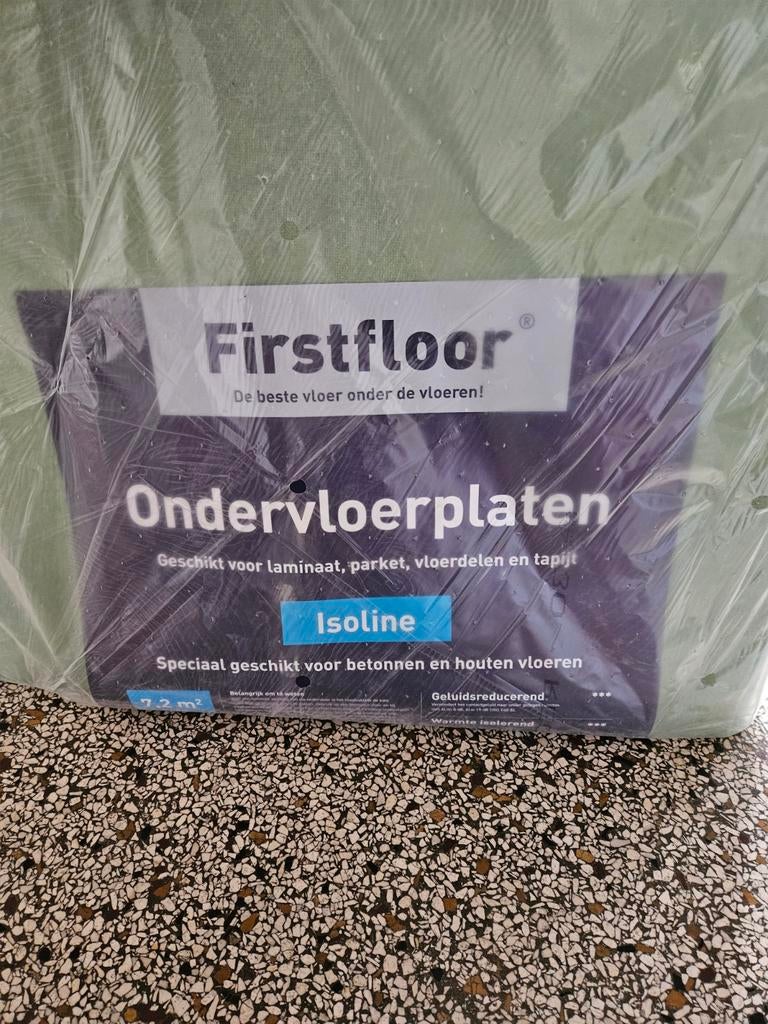 Gratis! 7 ondervloer platen Firstfloor Isoline, Overige materialen, Nieuw, Minder dan 5 m², Ophalen