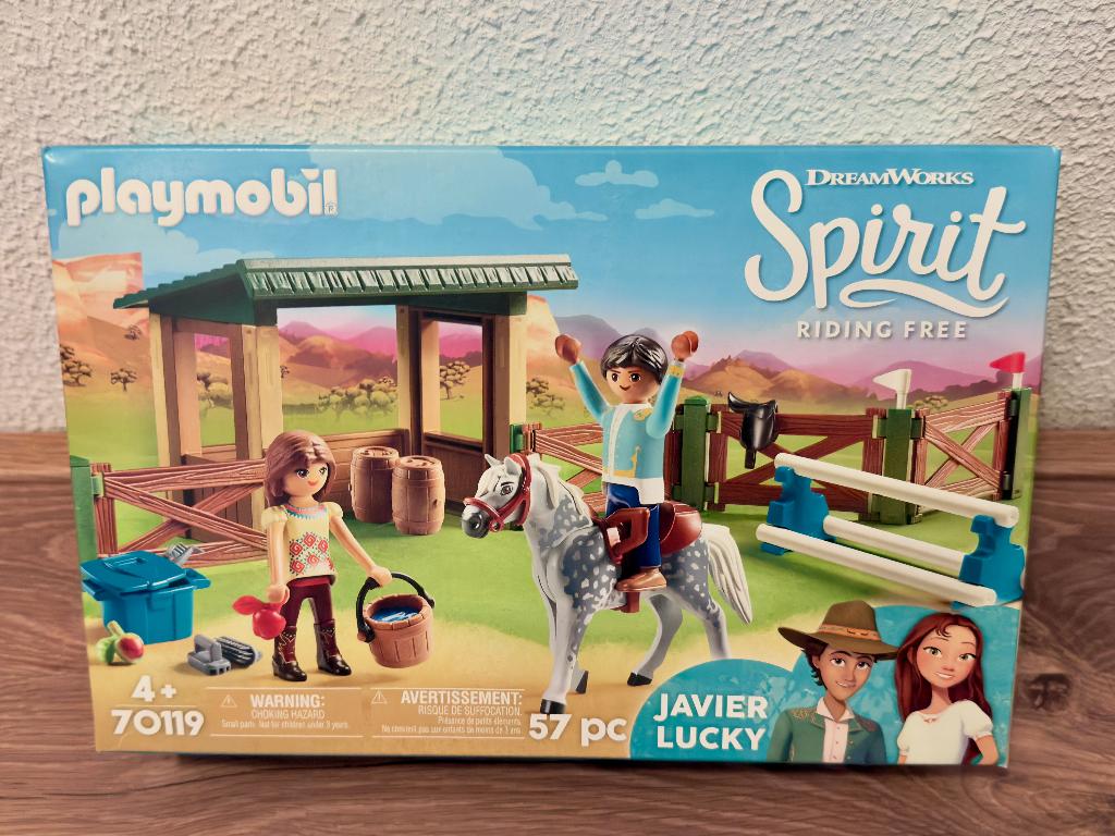 Playmobil 70118 Arena met Lucky en Javier - Spirit, Ophalen of Verzenden, Nieuw, Complete set