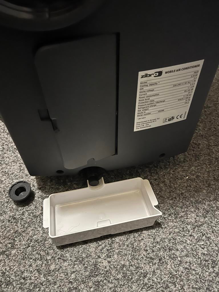 Zibro P 629 Mobiele Airco - Krachtige Koeling, Witgoed en Apparatuur, Ophalen, Gebruikt, 3 snelheden of meer, Koelen en Ontvochtigen