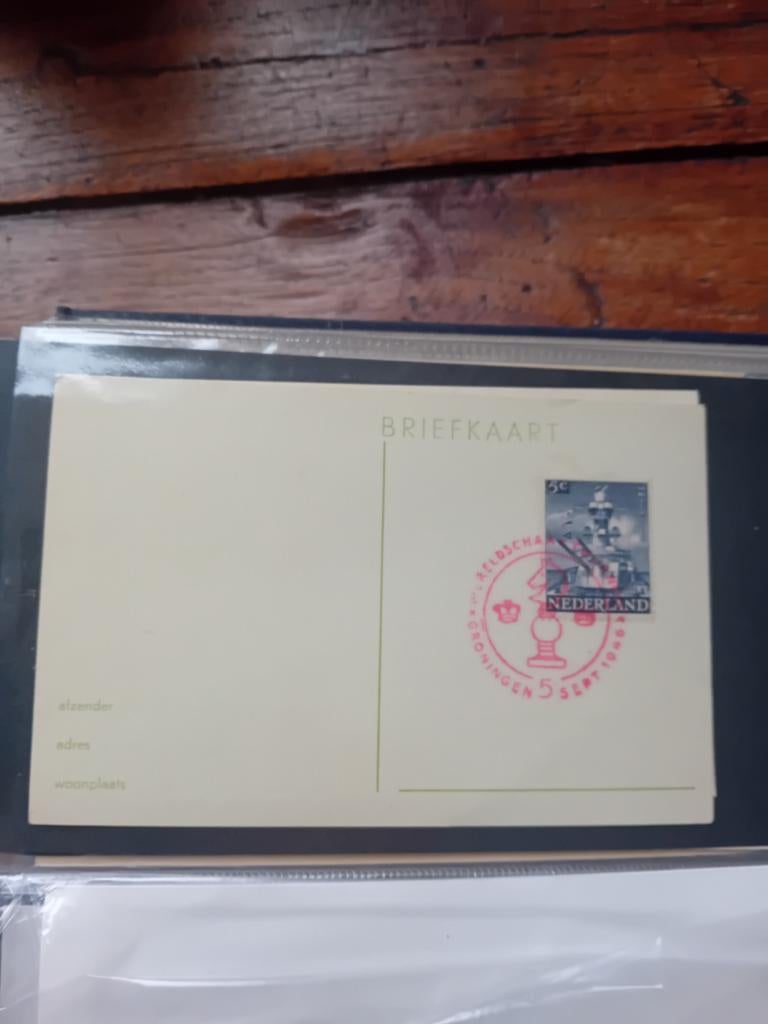 Oude briefkaart Nederland 5 cent 1948, Ophalen of Verzenden