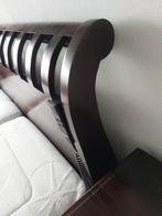 bed koloniaal teakhout 2 pers. 180 x 210, Huis en Inrichting, Slaapkamer | Bedden, Tweepersoons, Ophalen of Verzenden, 180 cm
