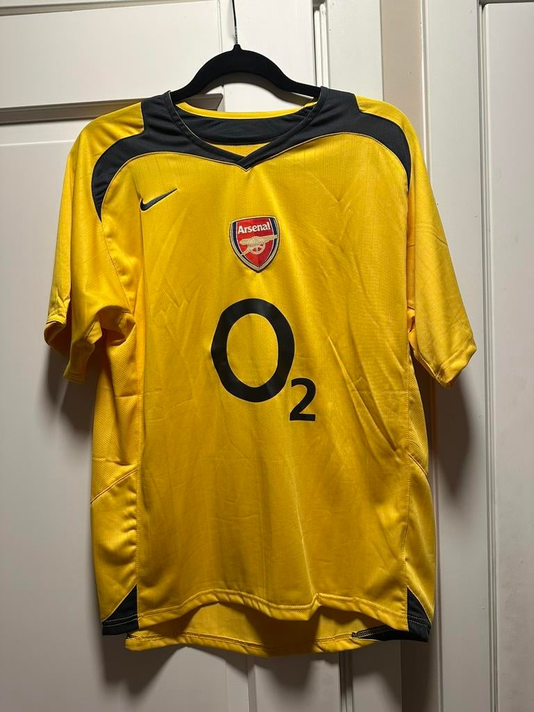 Arsenal uit shirt vintage maat L, Sport en Fitness, Voetbal, Ophalen of Verzenden, Zo goed als nieuw, Shirt