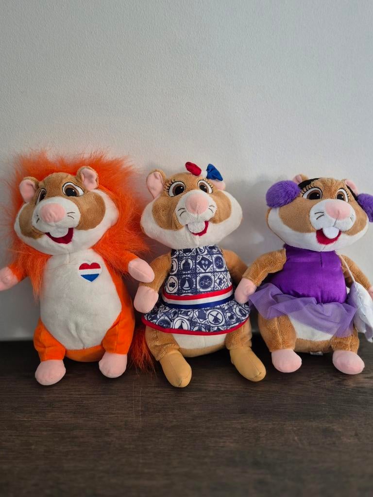 Set van 3 Hamsters Albert Heijn, Kinderen en Baby's, Speelgoed | Knuffels en Pluche, Ophalen of Verzenden, Zo goed als nieuw, Overige typen