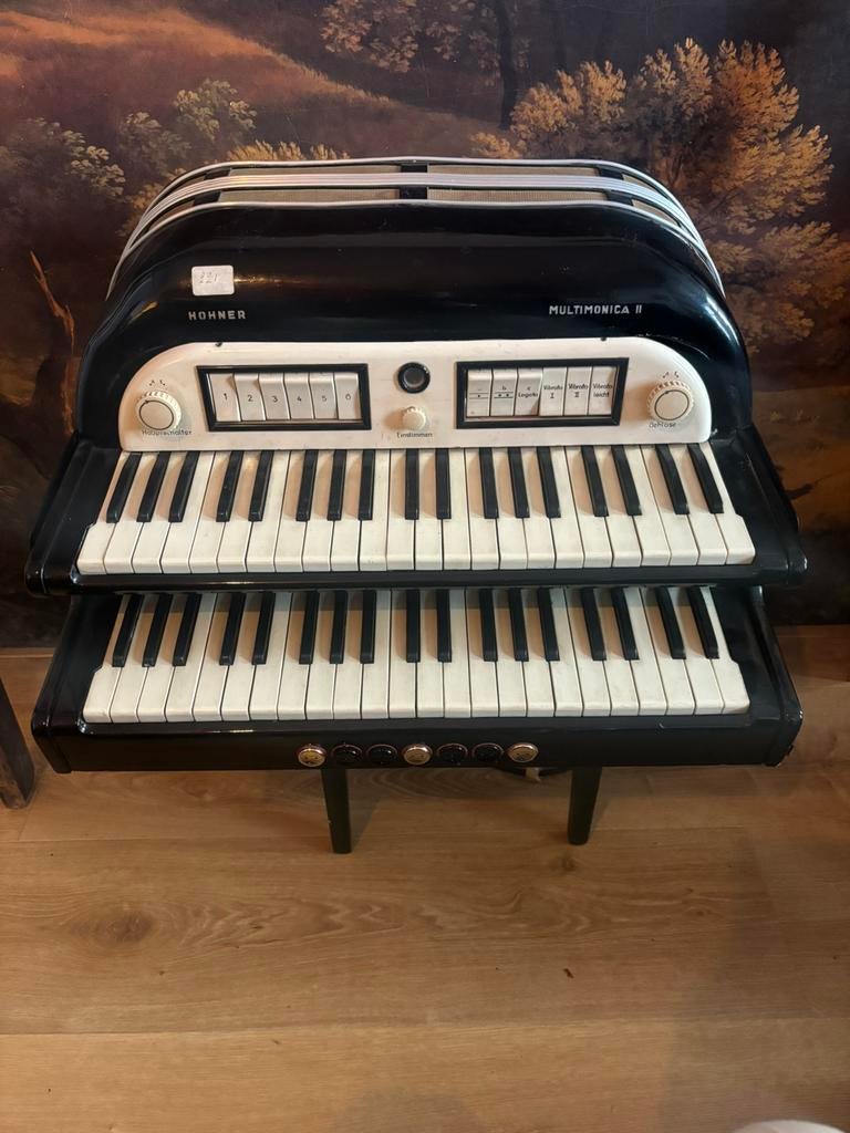 Multimonica zeldzaam, Ophalen of Verzenden, Gebruikt, 2 klavieren, Orgel
