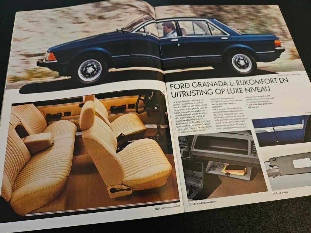 Brochure Ford Granada 1981, Ophalen of Verzenden, Zo goed als nieuw, Ford
