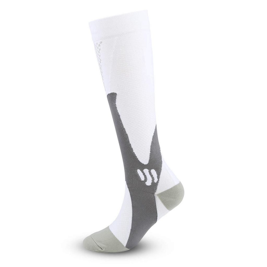 Nieuwe witte compressie sportsokken maat S/M, Ileqap, Wit, Nieuw, Ophalen of Verzenden