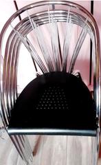 Retro 50ties chroom stoelen met of zonder tafel, Ophalen, Gebruikt, Retro American Diner fifties sixties chroom style, Vier