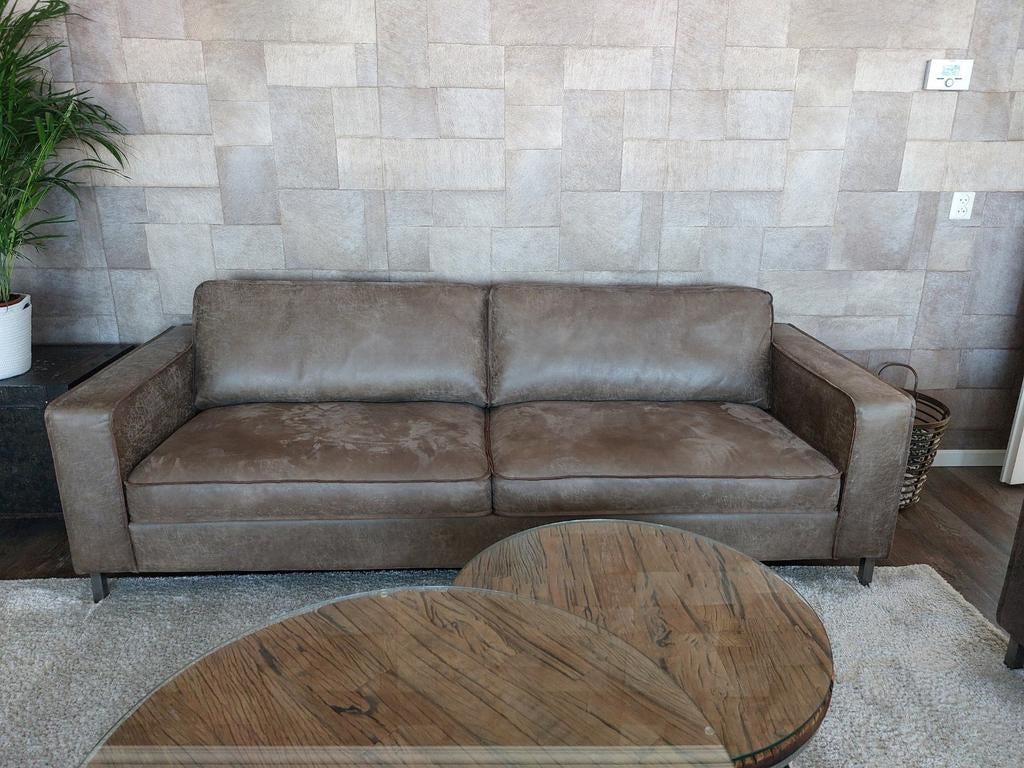 Bankstel 4 zits en 1½zits love seat, Ophalen, Gebruikt