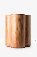 Donkerbruine houten bijzettafel, Ophalen, Gebruikt, Overige vormen