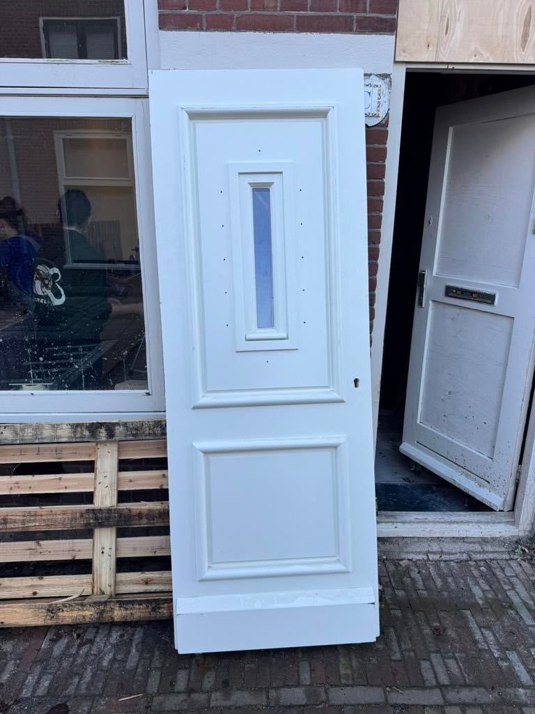 Weekamp Voordeur 211x77,5, Doe-het-zelf en Verbouw, Ophalen, 200 tot 215 cm, Glas, Buitendeur