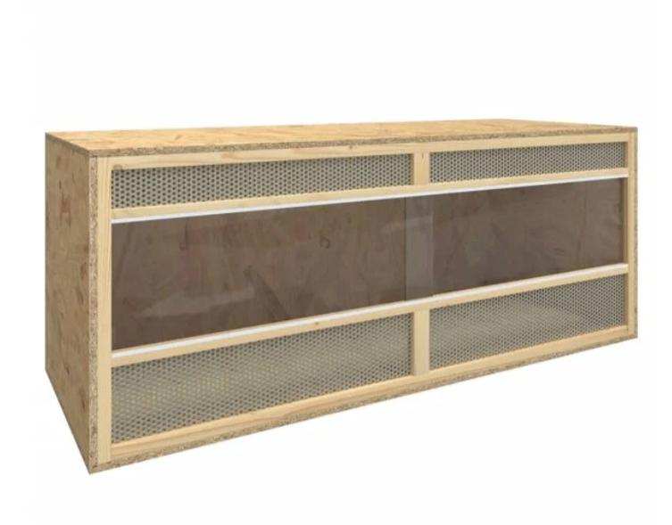 Terrarium - reptielenverblijf - hout - 120 cm, Ophalen, Nieuw, Terrarium of Paludarium