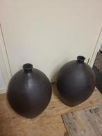 Grote kruik vazen, Ophalen of Verzenden, Overige kleuren, Glas, Minder dan 50 cm