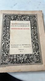 Tentoonstelling schilderijen romantische school, Ophalen of Verzenden