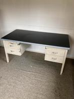 industrieel stalen bureau, Huis en Inrichting, Bureaus, Ophalen, Gebruikt