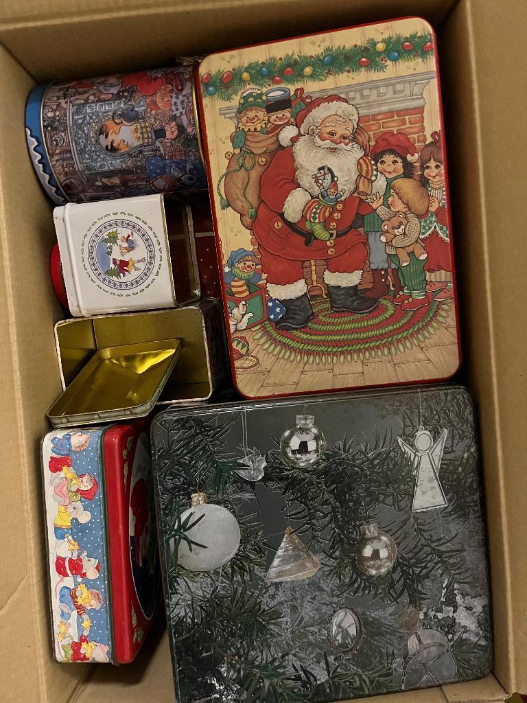 blikken met thema kerst, Verzamelen, Blikken, Ophalen, Gebruikt, Overige