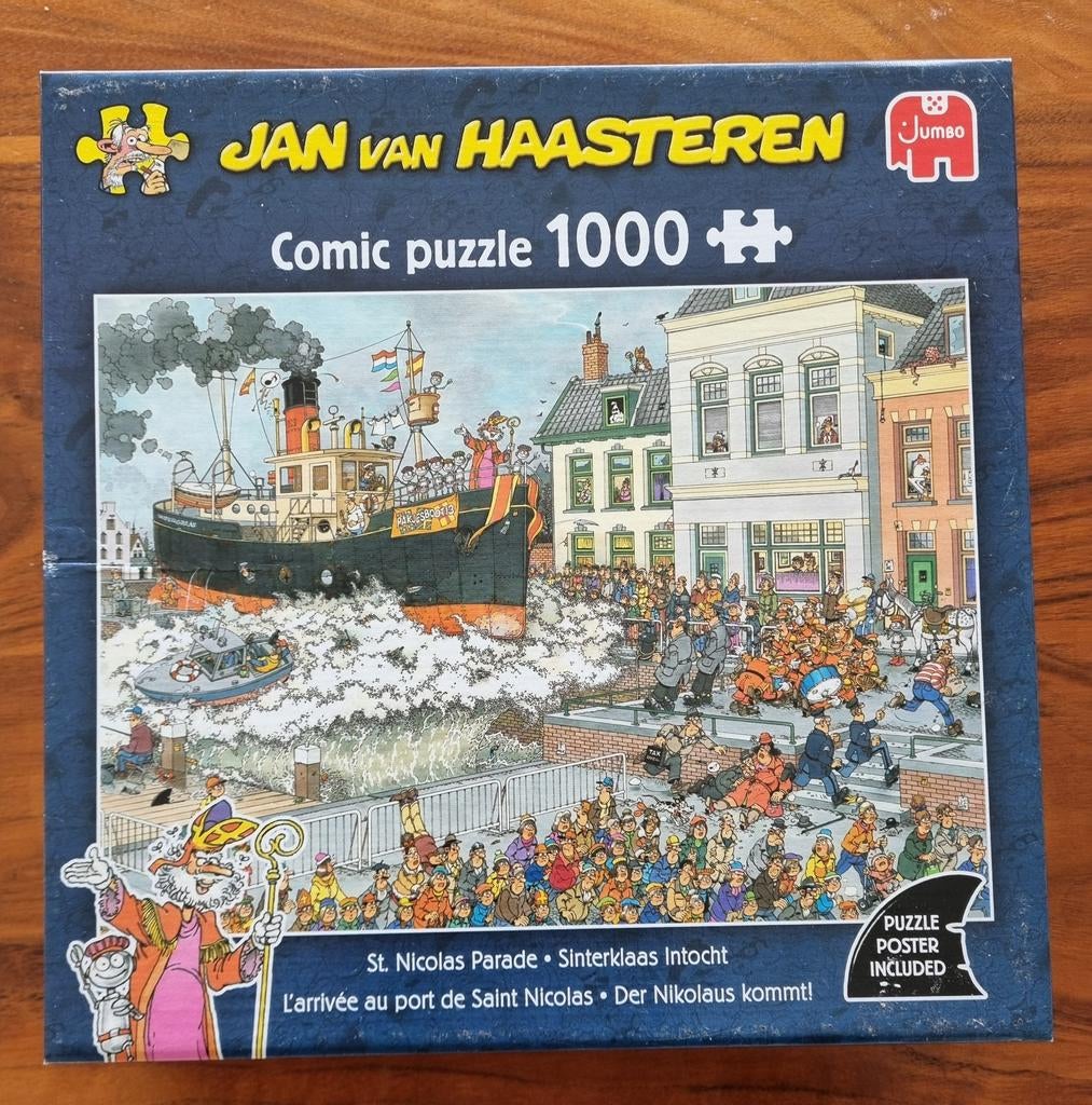 Jan van Haasteren, Sinterklaas Intocht, Ophalen, 500 t/m 1500 stukjes, Zo goed als nieuw