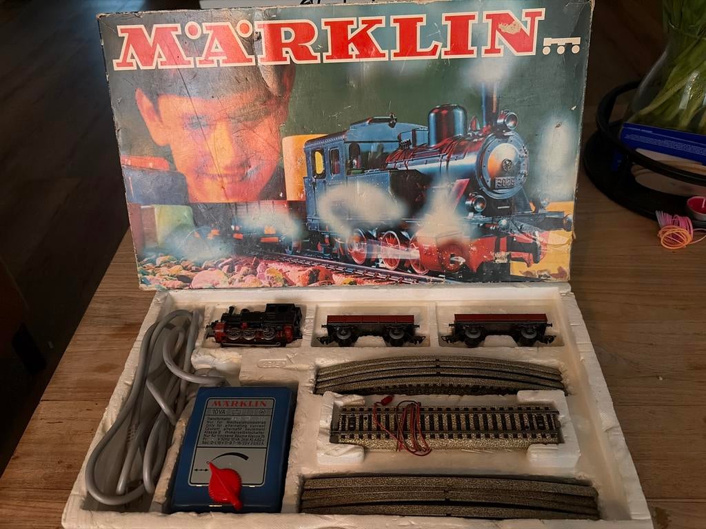 Märklin Treinset met Locomotief en Wagons, Hobby en Vrije tijd, Modeltreinen | H0, Wisselstroom, Ophalen of Verzenden, Märklin