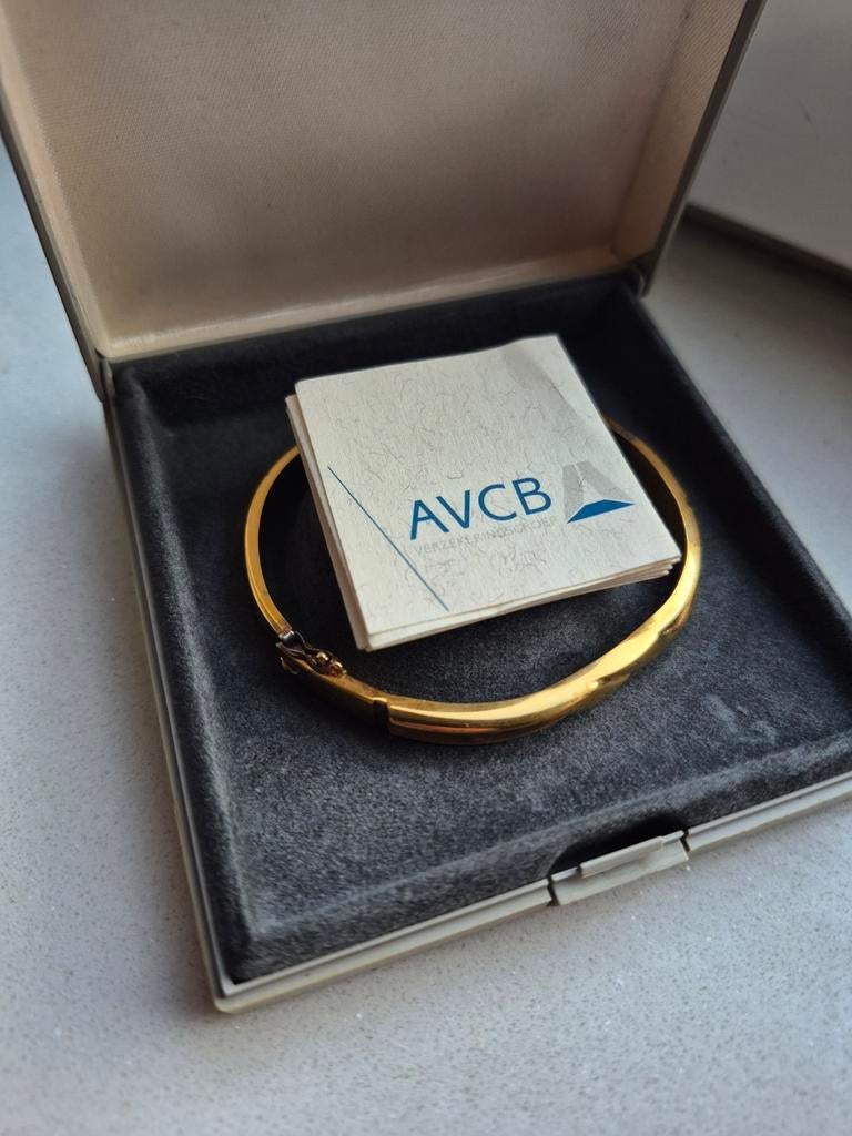 Zilver 835 Vergulde Armband AVCB Verzekeringsgroep - 25 Gram, Overige materialen, Onbekend, Nieuw, Ophalen of Verzenden