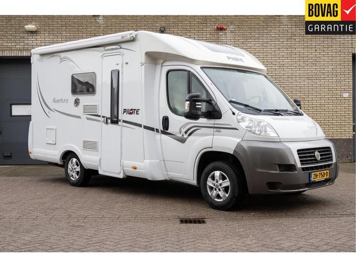 Pilote Aventura P600 2.3 JTD 130 PK Airco, trekhaak, fietsen, Caravans en Kamperen, Campers, Bedrijf, Half-integraal, Pilote, Diesel