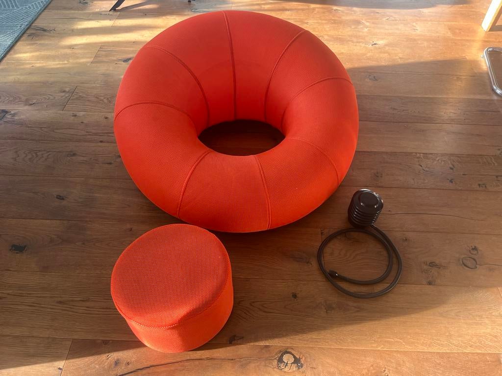 Oranje zitzak / zitstoel Brännboll Ikea, Huis en Inrichting, Zitzakken, Ophalen of Verzenden, Zo goed als nieuw, Oranje, Zitzakstoel