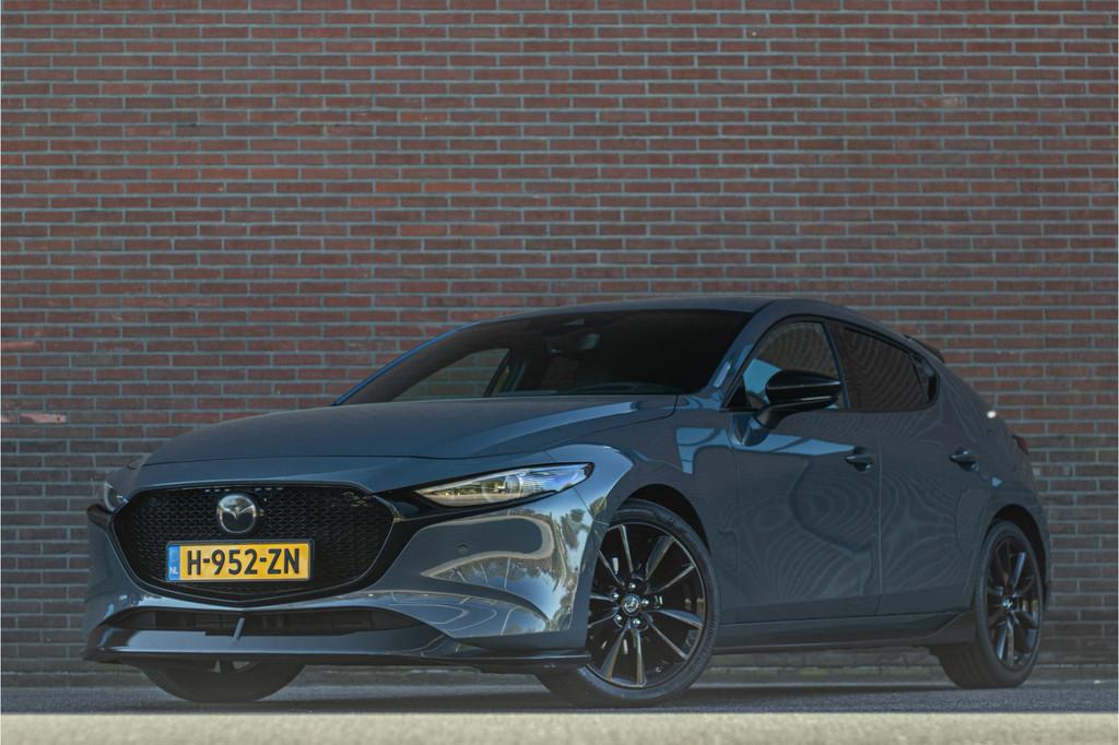 Mazda 3 e-SkyActiv-X 180pk Automaat Luxury, 1e eigenaar, Spo, Auto's, Mazda, 1998 cc, Gebruikt, 4 cilinders, 179 pk